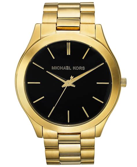 michael kors all stainless steel|michael kors mens slim runway.